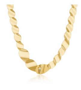 Collana Gioielli Brosway Bloom in acciaio dorato BOM06