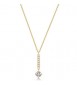 Collana Gioielli Brosway Desideri in acciaio dorato con barretta zirconi BEIN032