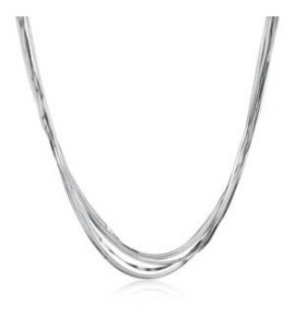 Collana Gioielli Brosway Weave in acciaio multifilo snake BWV03
