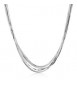 Collana Gioielli Brosway Weave in acciaio multifilo snake BWV03