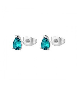 Orecchini Gioielli Brosway Desideri in acciaio con zirconi pear paraiba beie040